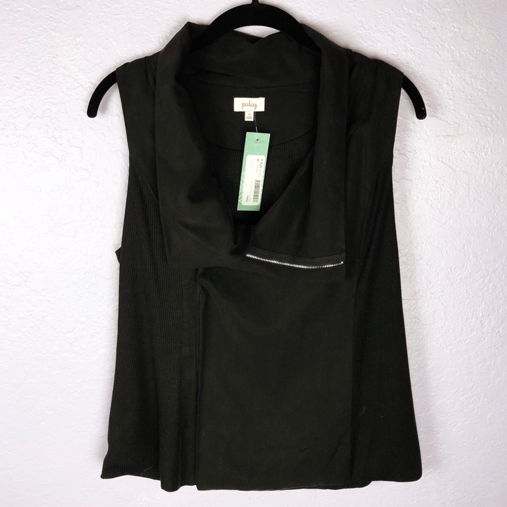 NWT Pixley Malynn Asymmetrical Soft Moto Vest M